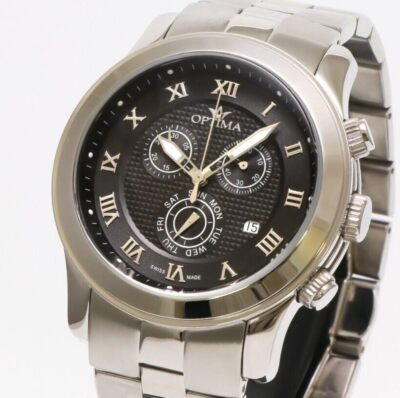 Optima • Swiss Chronograph • OSC234-SS-3 • Day Date • Quartz