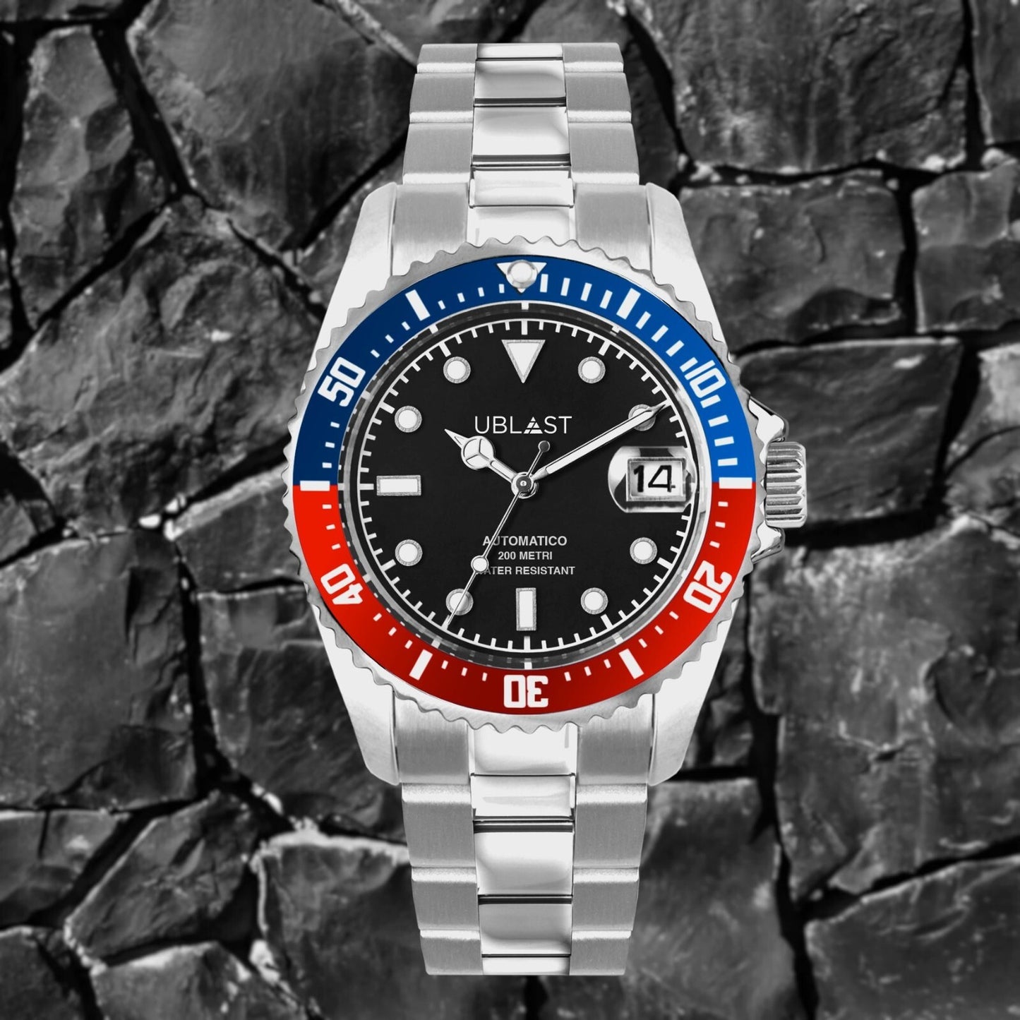 UBLAST • DIVER Watch • Stainless Steel • 40mm • Automatic Seiko NH35 • 20ATM
