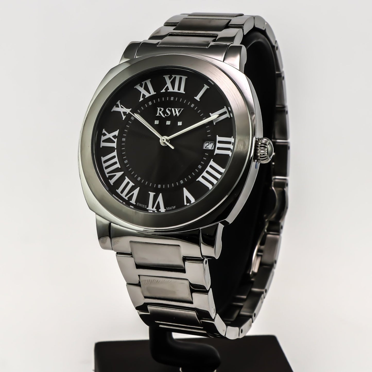 RSW • Swiss Watch • Stainless Steel • 46.80mm• Quartz • 5ATM • RSWM118