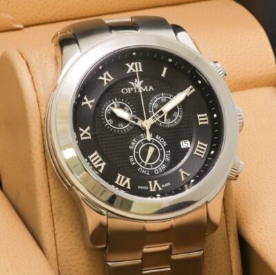 Optima • Swiss Chronograph • OSC234-SS-3 • Day Date • Quartz