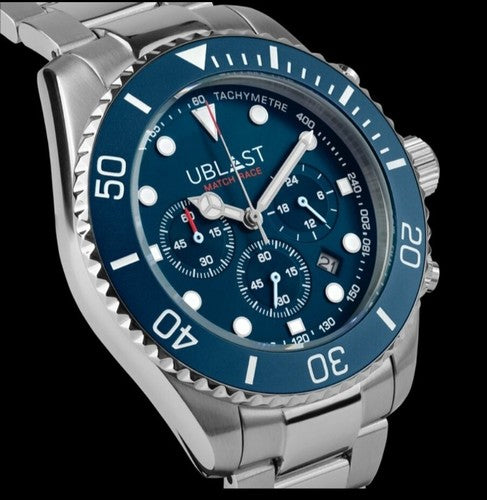 Ublast • Match Race Chrono Watch • 42mm • Miyota OS20 • WR10ATM • UBMRC42BU