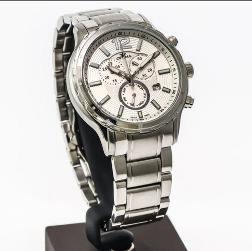 Optima • 44.5mm• Swiss Chronograph Watch • Stainless Steel Quartz • OSC362