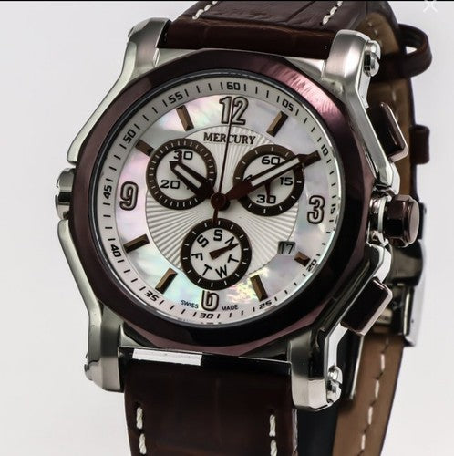 Mercury • 4w.5mm • ME1075-SCL-7 • Swiss Chronograph Watch • Date SubDay WR30M