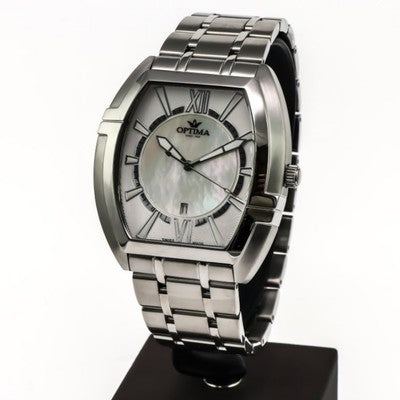 OPTIMA • Reloj suizo • Cuarzo de acero inoxidable • 43 mm • 3 ATM • OSM239