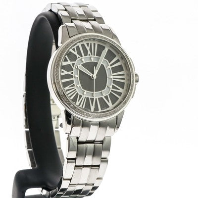 Mercury • Womens Swiss Diamond Watch • 0.45carat SI Clarity • 36mm ME330-SS-D-3