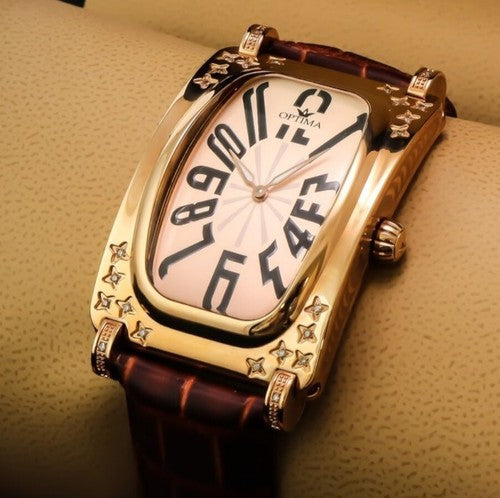 Optima • Swiss Diamond Watch • Stainless Steel Quartz • Diamonds 0.23ct • OSM189