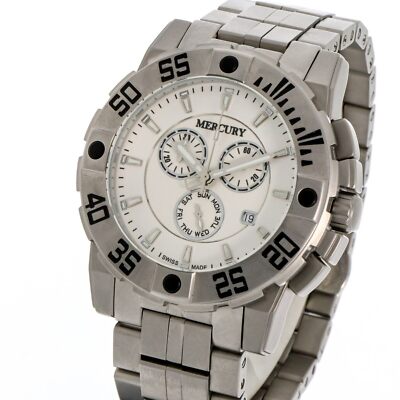 MERCURY • Swiss Chronograph Watch • ME10225-SS • Date SubDay • Quartz • Men