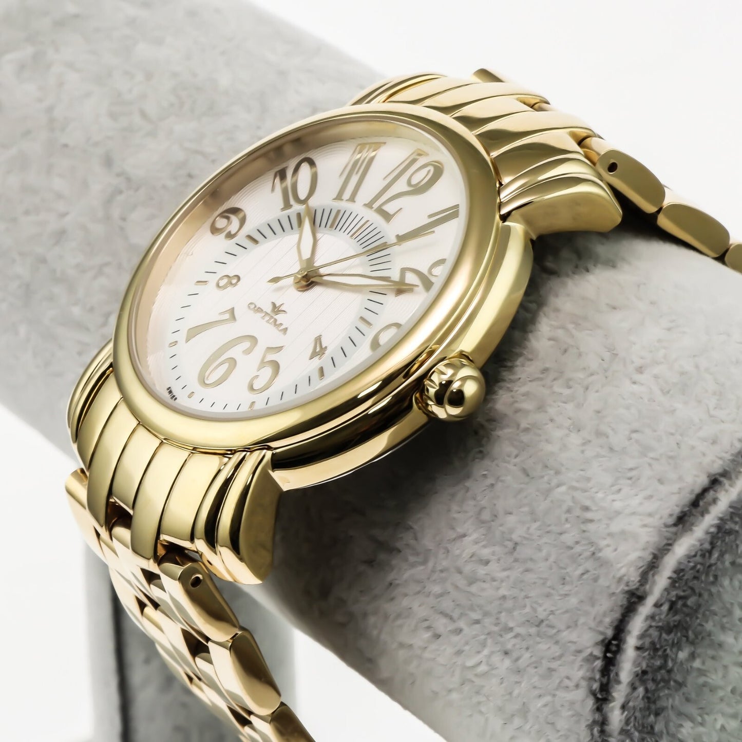 Optima • Reloj suizo • Acero inoxidable • 43 mm • Cuarzo • 3 ATM • OSM212