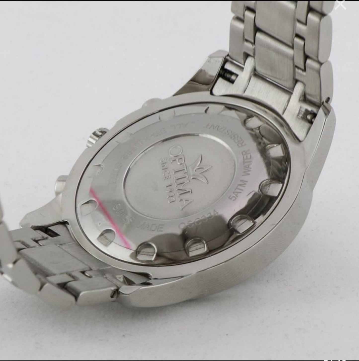 Optima • Swiss Watch • Stainless Steel Quartz • OSC334-SS-2