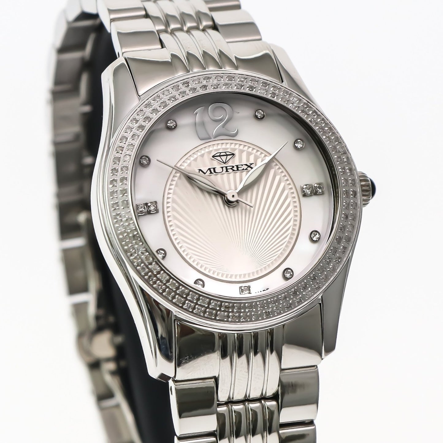 Murex • Swiss Diamond Watch • 126 SI Real White Diamonds 0.7ct • 36mm • MUL536