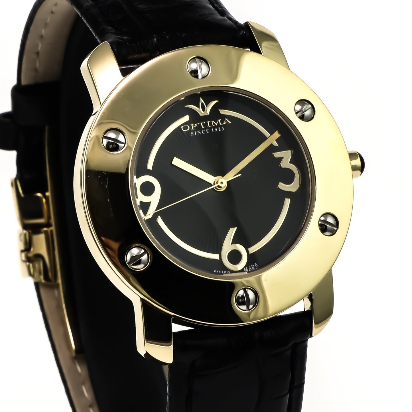 Optima • Reloj suizo • Acero inoxidable • 38 mm • Cuarzo • 10 ATM • OSL206