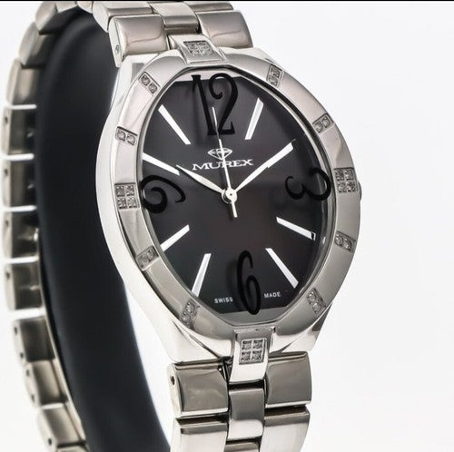 Murex • Swiss Diamond Watch • RSL815-SS-D-8 32 SI White Diamonds .18ct