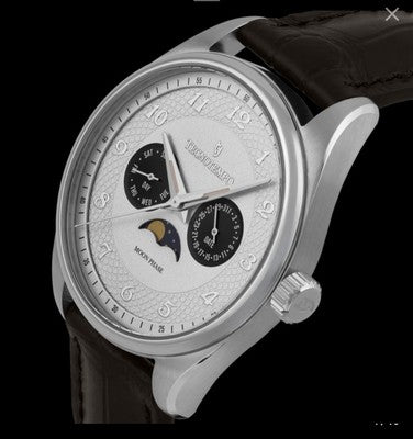 Tecnotempo "Full Moon" Calender & Moon Phase • Stainless Steel • Quartz • 41mm