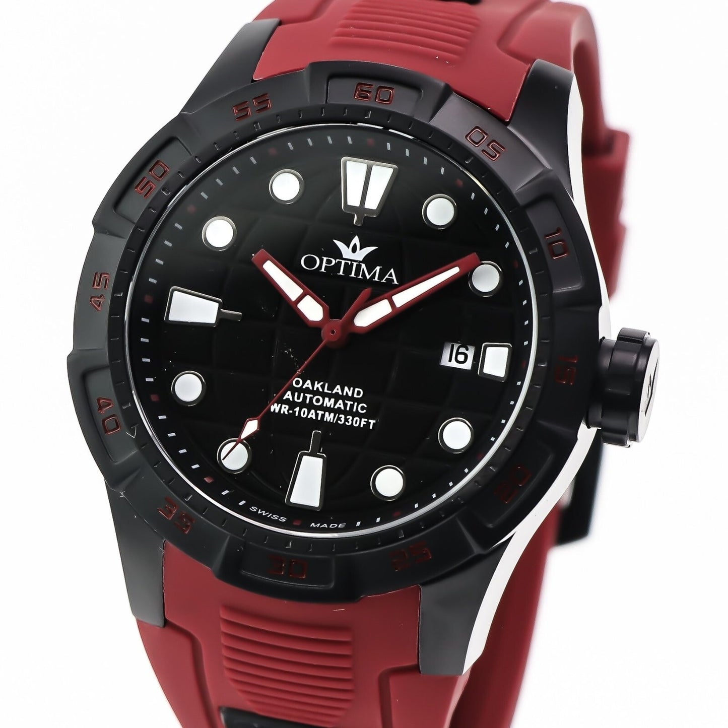 Optima • OAKLAND Swiss Watch • Stainless Steel • 43.35mm • Automatic • 10ATM