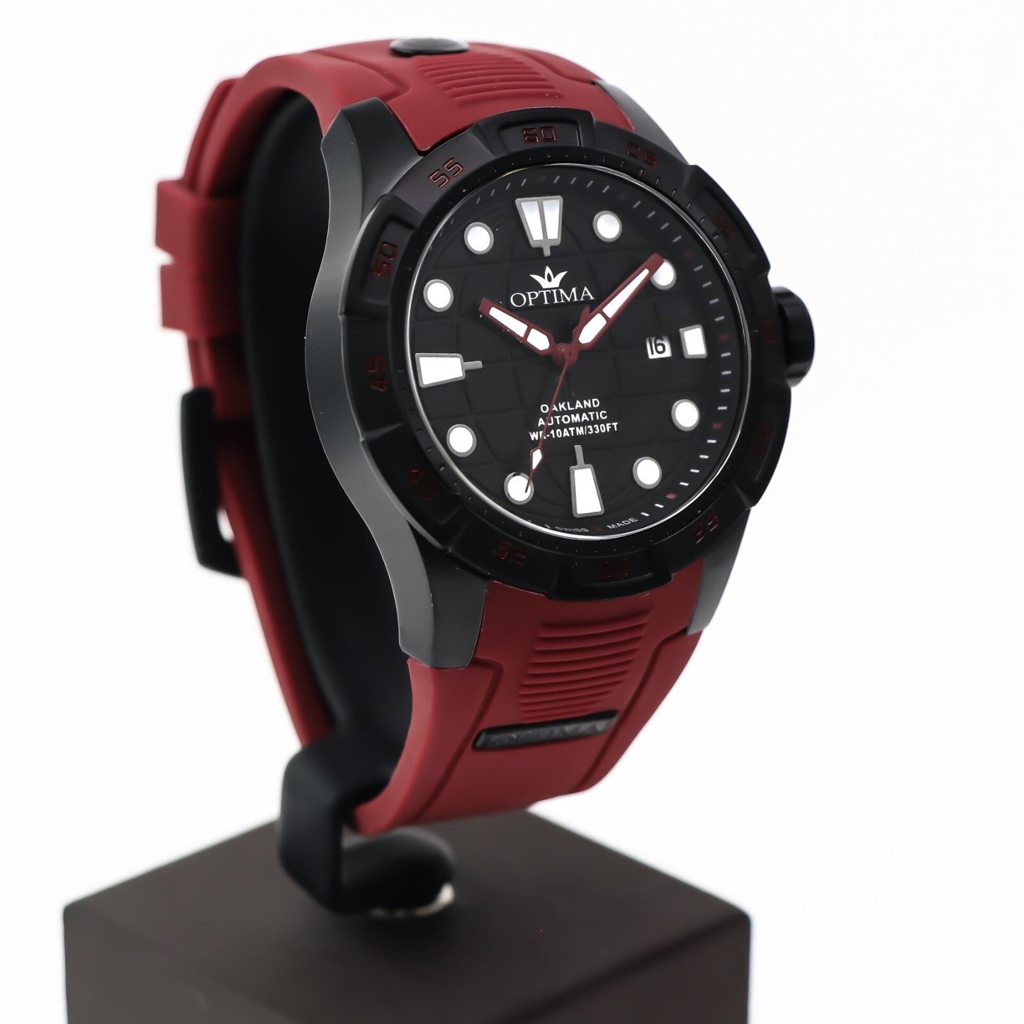 Optima • OAKLAND Swiss Watch • Stainless Steel • 43.35mm • Automatic • 10ATM