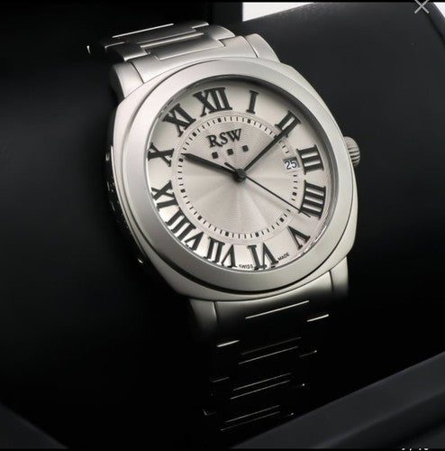 RSW • 46.8mm • Swiss Watch • Sapphire • Ronda Quartz • Date • RSWM118