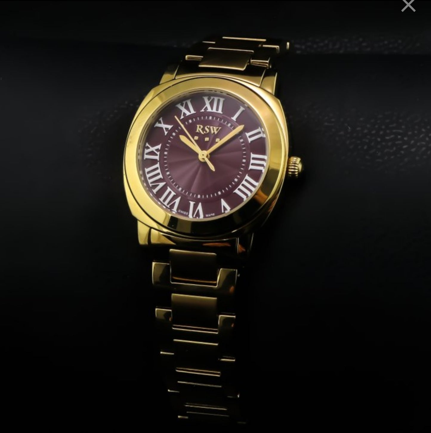 RSW • Swiss Watch • Stainless Steel PVD Gold • Quartz • 30mm • 5ATM • RSWL114