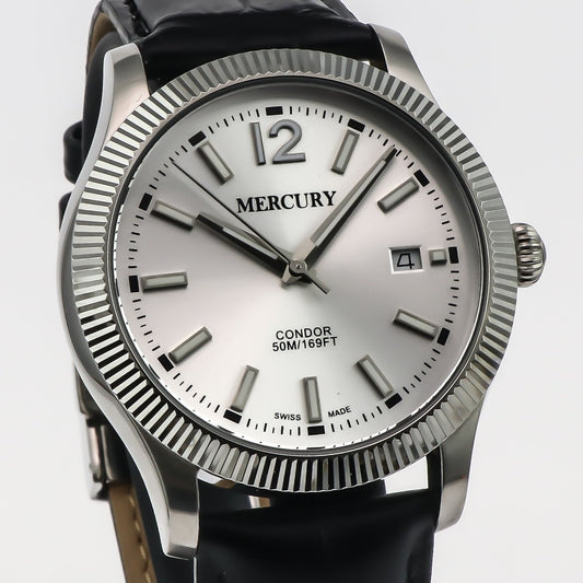 Mercury • Swiss Chronograp Watch • Stainless Steel • 45mm • Quartz • 5ATM