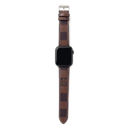 Luxury Leather Watch Band • Compatible with Apple Watch • Fits 38–49mm Series