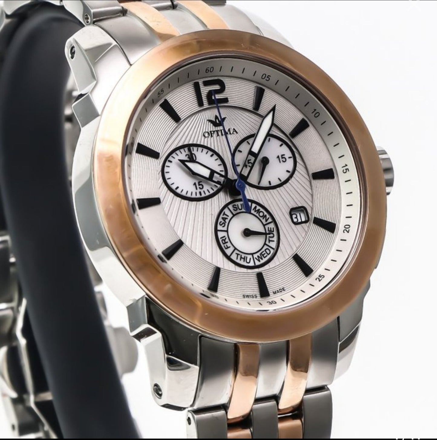 Optima • OSC391-SR-1 • 46mm • Date SubDay • WR30M