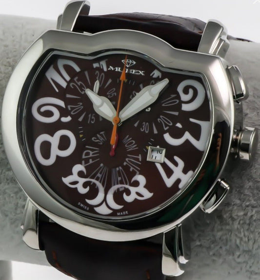 MUREX • 42x52.00mm • Swiss Chronograph Watch • Brown • WR30M • ISC792-SL-4