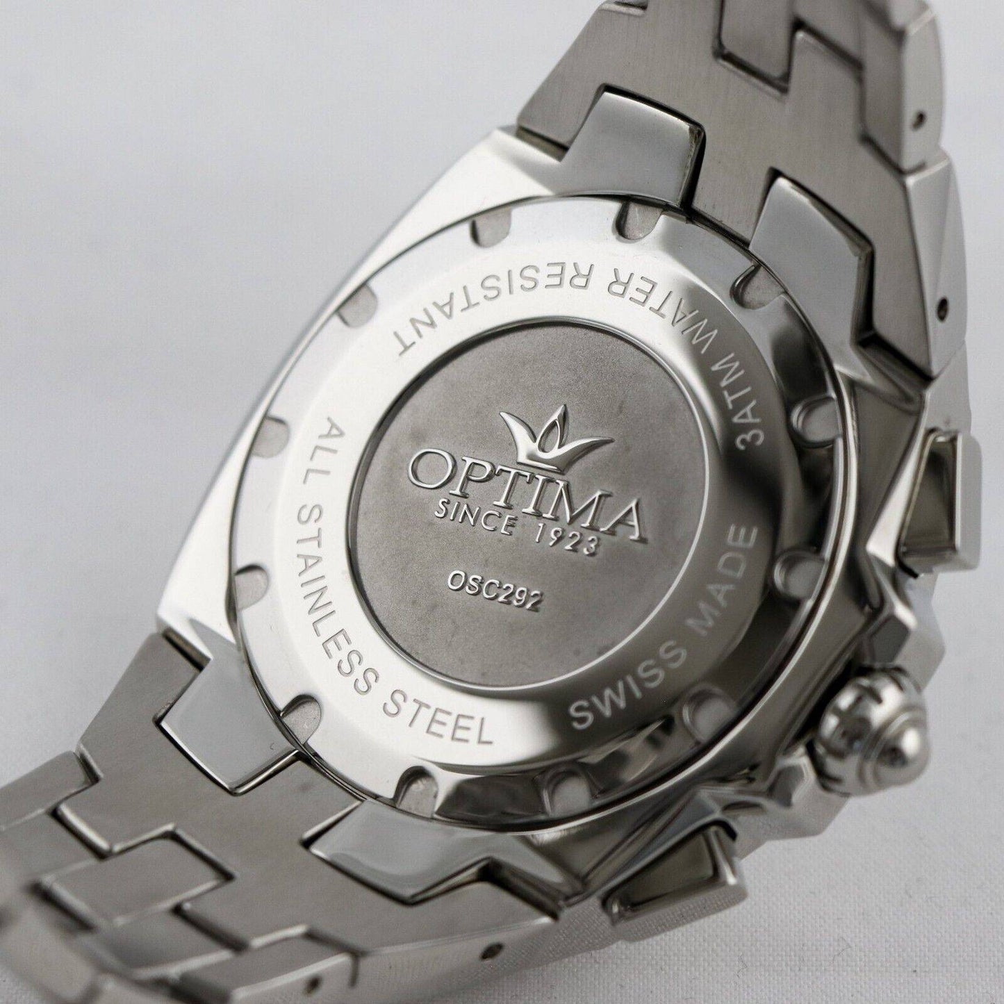 Optima • 45mm • Swiss Chronograph Watch • Date SubDay • 5 ATM • OSC292-SS-1