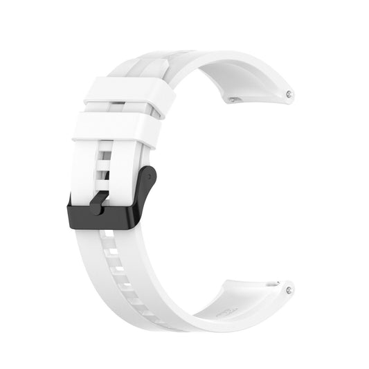 White • Silicone Strap • Metal Buckle • Samsung Watch Compatible • Waterproof