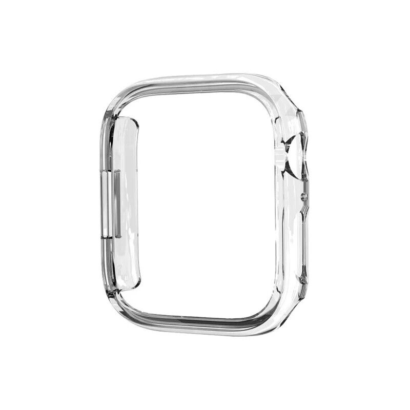 Shockproof Hard PC Bumper Case • Lightweight Frame Cover • Apple Watch Compatibl