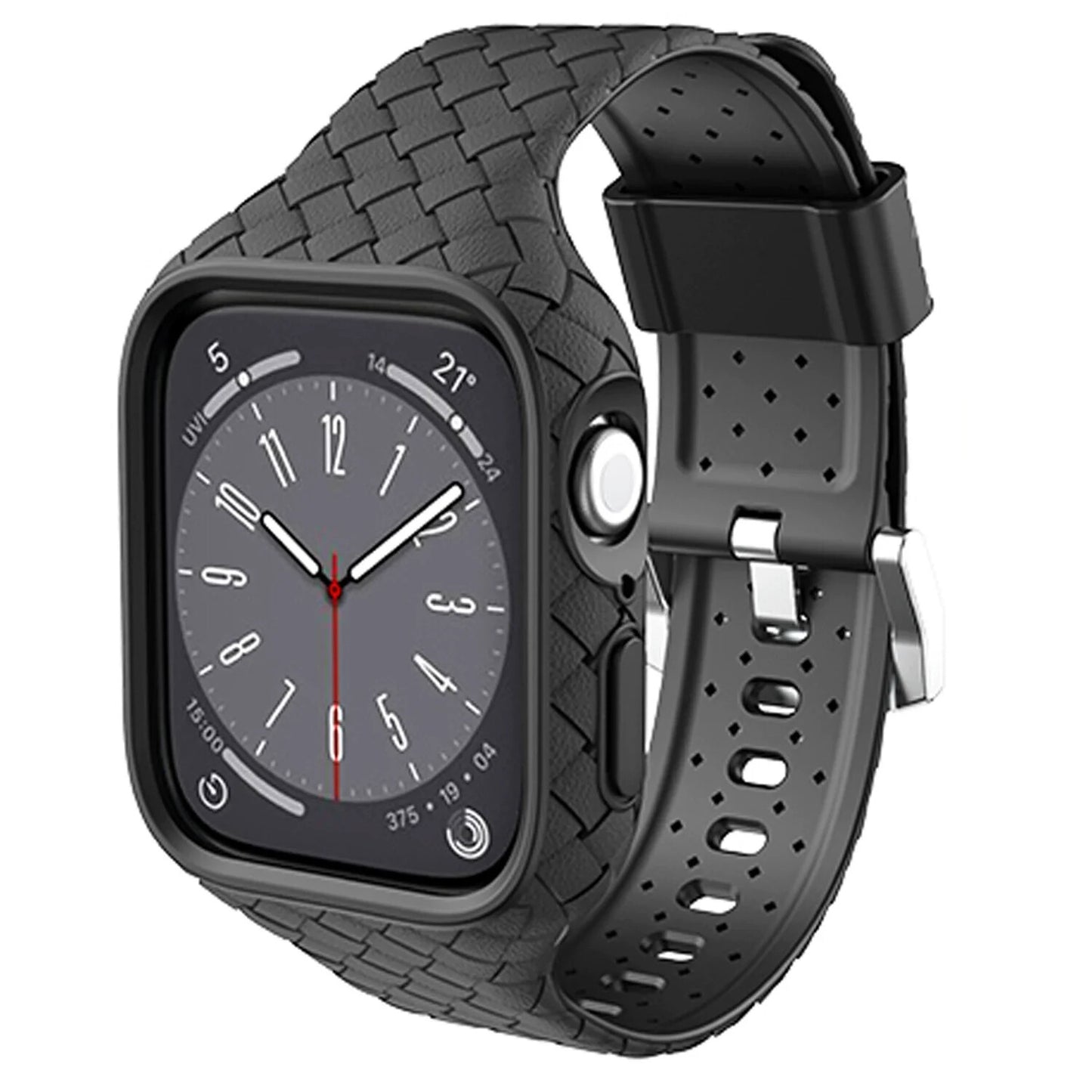 Silicone Strap Compatible with Apple Watch • Soft Sport Band • 38mm 40mm 41mm