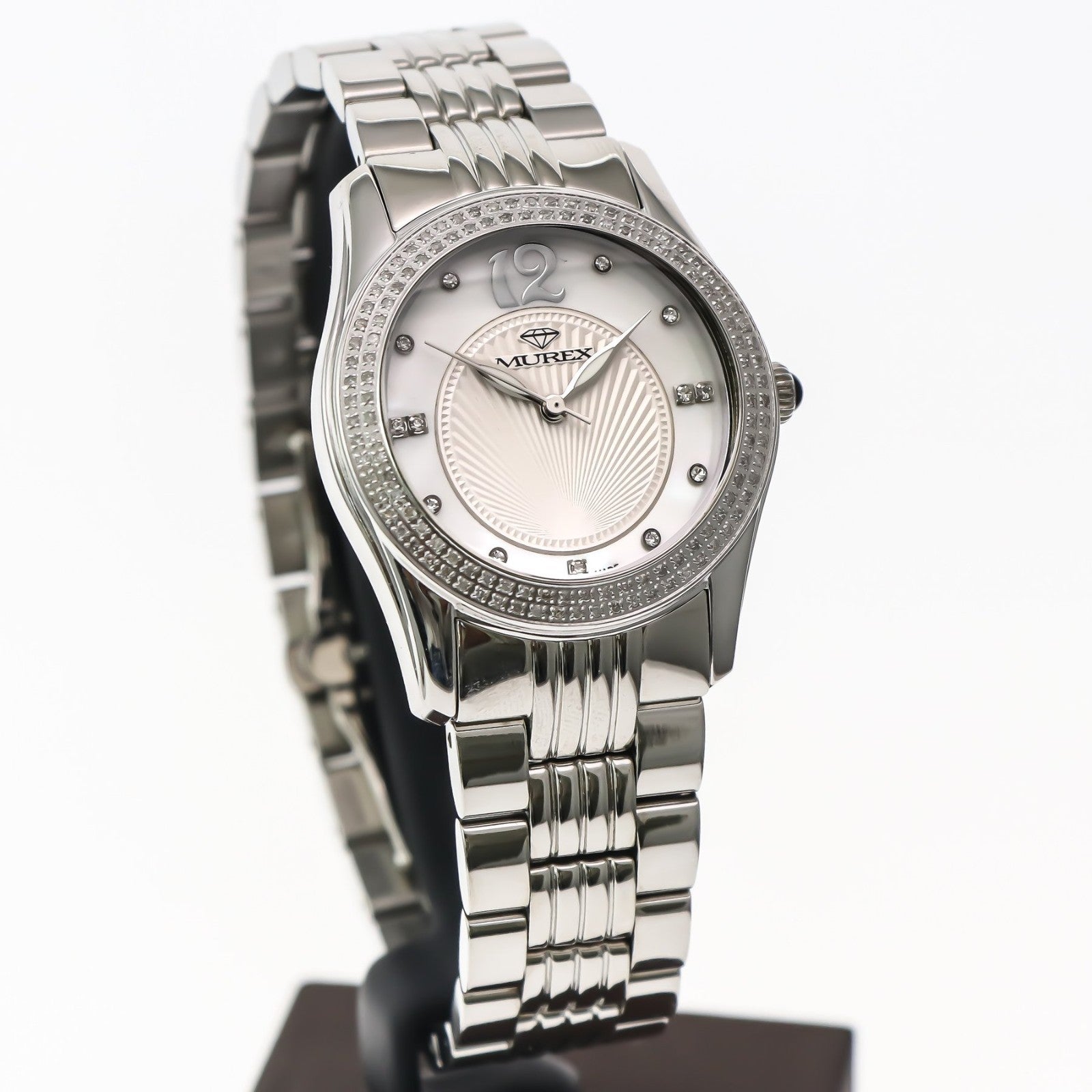 Murex • Swiss Diamond Watch • 126 SI Real White Diamonds 0.7ct • 36mm • MUL536