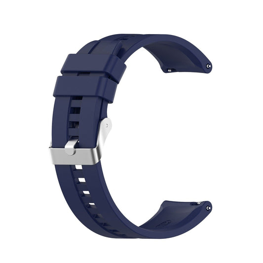 Dark Blue• Silicone Strap • Metal Buckle • Samsung Watch Compatible • Waterproof