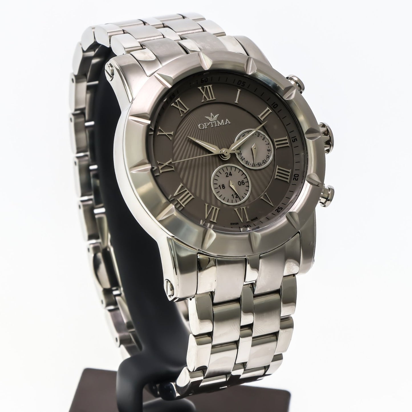 Optima • Swiss Watch • Stainless Steel • 45mm • Quartz • 5ATM • OSC299