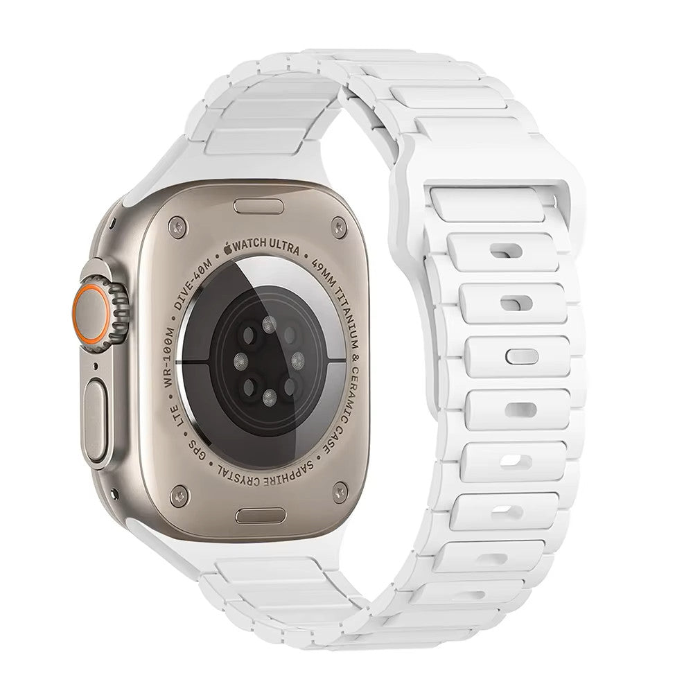 Easy Release • Sport Silicone Strap Compatible w Apple Watch 38/40/41 • 42/44/45