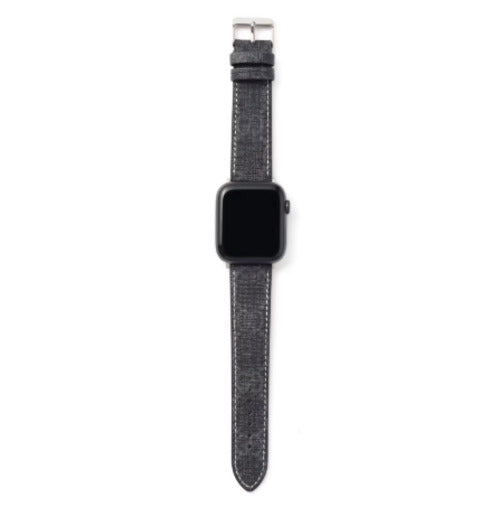 Luxury Leather Watch Band • Compatible with Apple Watch • Fits 38–49mm Series