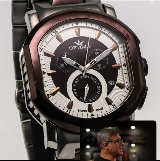 Optima • Swiss Chronograph Watch • 40x44mm • OSC243-SC-1 •  Date SubDay