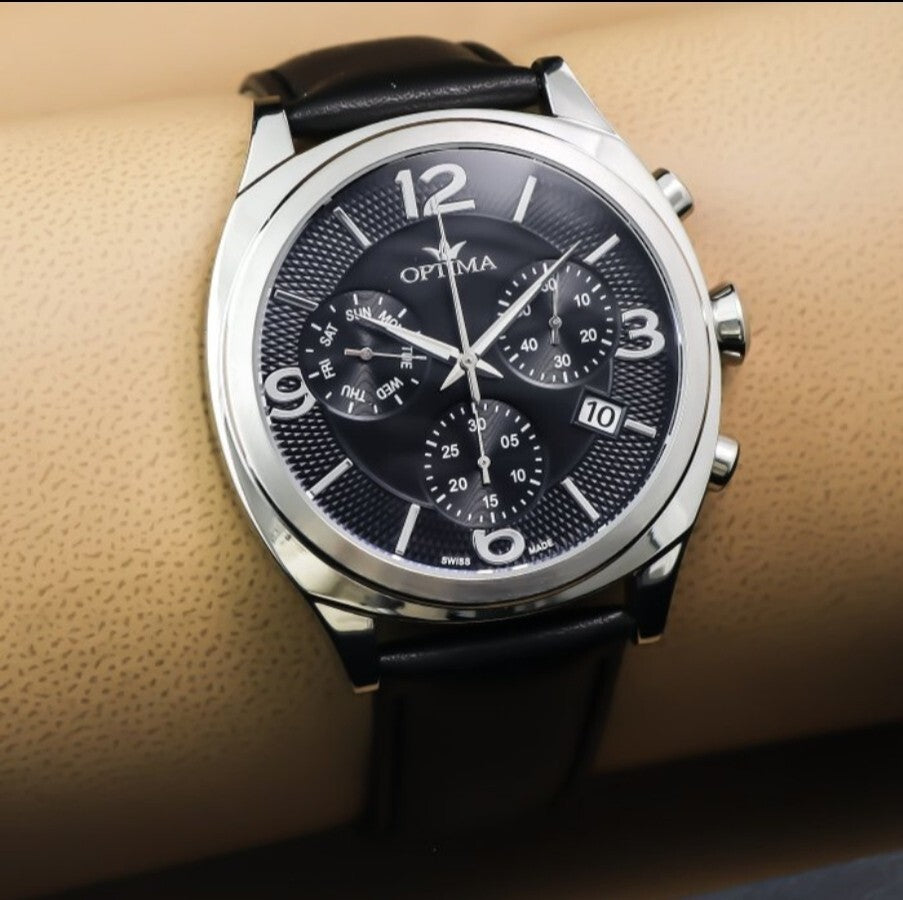 Optima • Swiss Chronograph Watch • OSC449-SL-3 • Day Date SubSec
