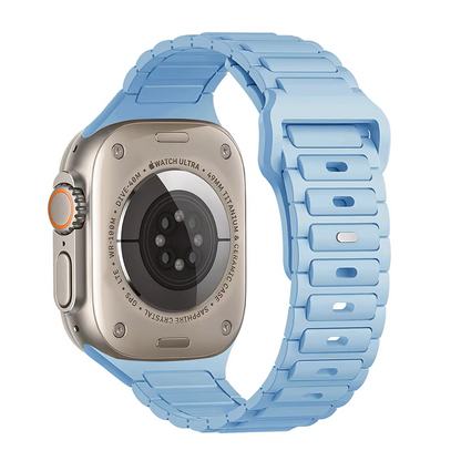 Easy Release • Sport Silicone Strap Compatible w Apple Watch 38/40/41 • 42/44/45