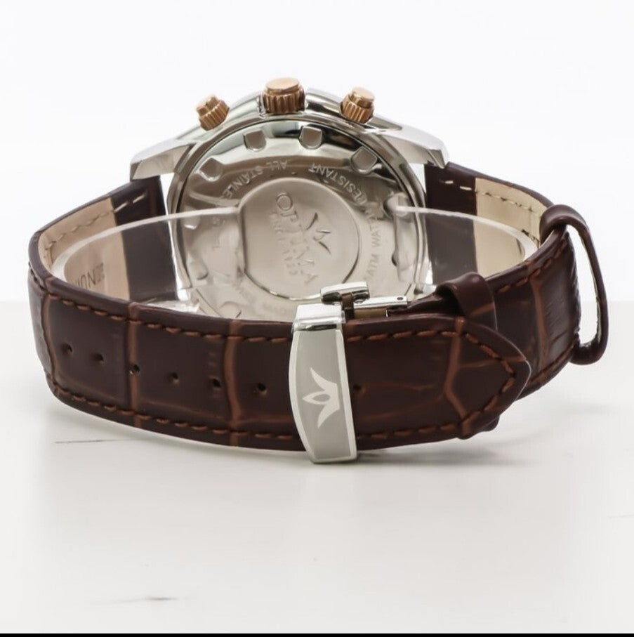 Optima • Swiss Chronograph Watch • OSC307-SRL-4 • Day Date Quartz Mens