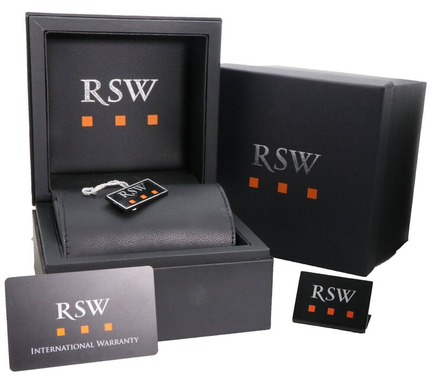 RSW • 36mm • Swiss Diamond Watch • RSWL151-SL-DD-8 • 0.48ct White Diamonds