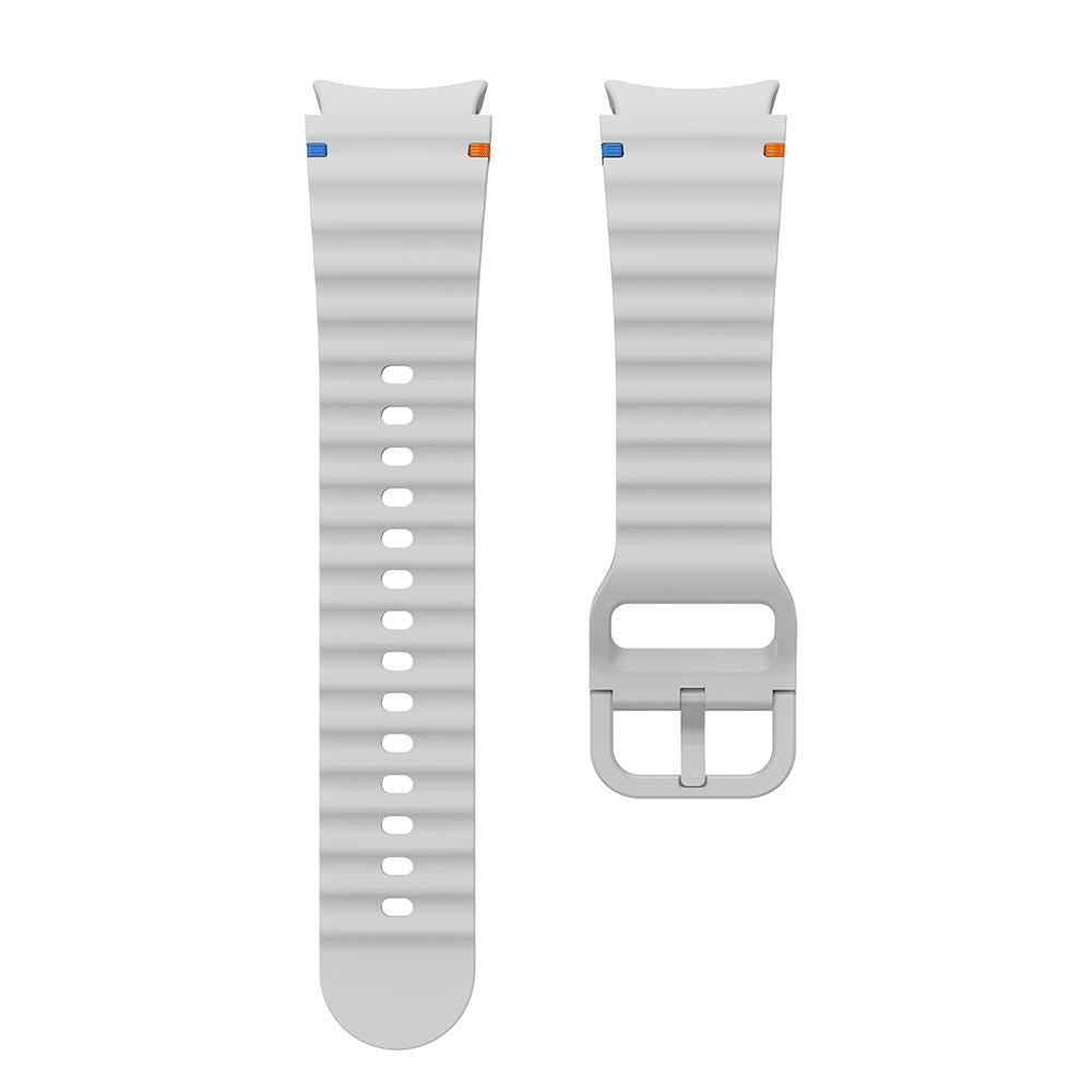 Forwelleny Wavy Silicone Sports Strap • 40mm 44mm • Compatible with Samsung