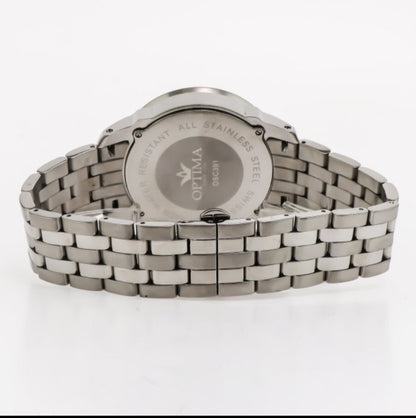 Optima • 46mm Swiss Chronograph Watch • Date SubDay • WR 3ATM • OSC391-SS-1
