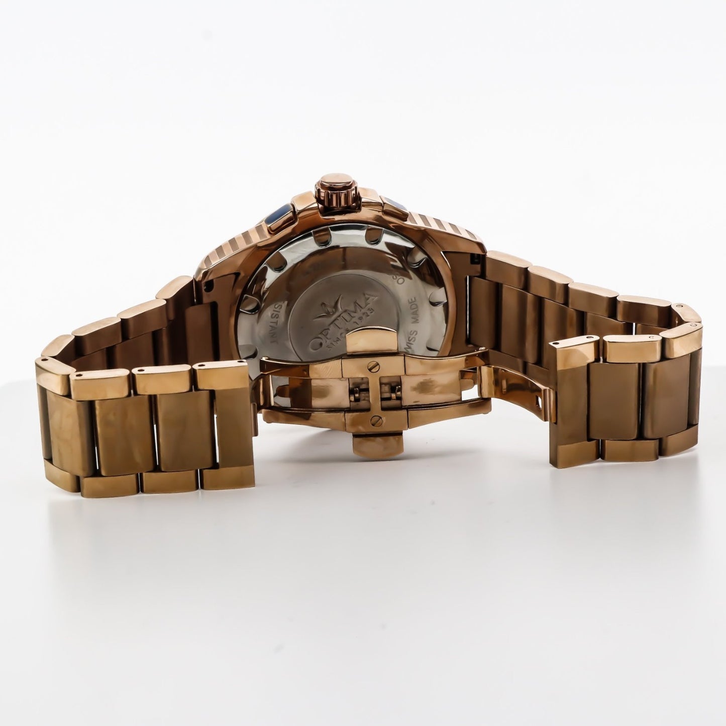 Optima • Swiss Chronograph Watch  • Stainless Steel Quartz • 45mm • OSC281