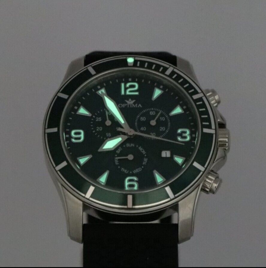 Optima • Swiss Chronograph Watch • OSC422-SX-12 • 45mm • Date SubDay • 5 ATM