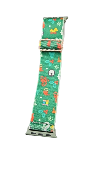 Christmas Strap for Apple Watch Compatible • 38/40/41 • Nylon Elastic