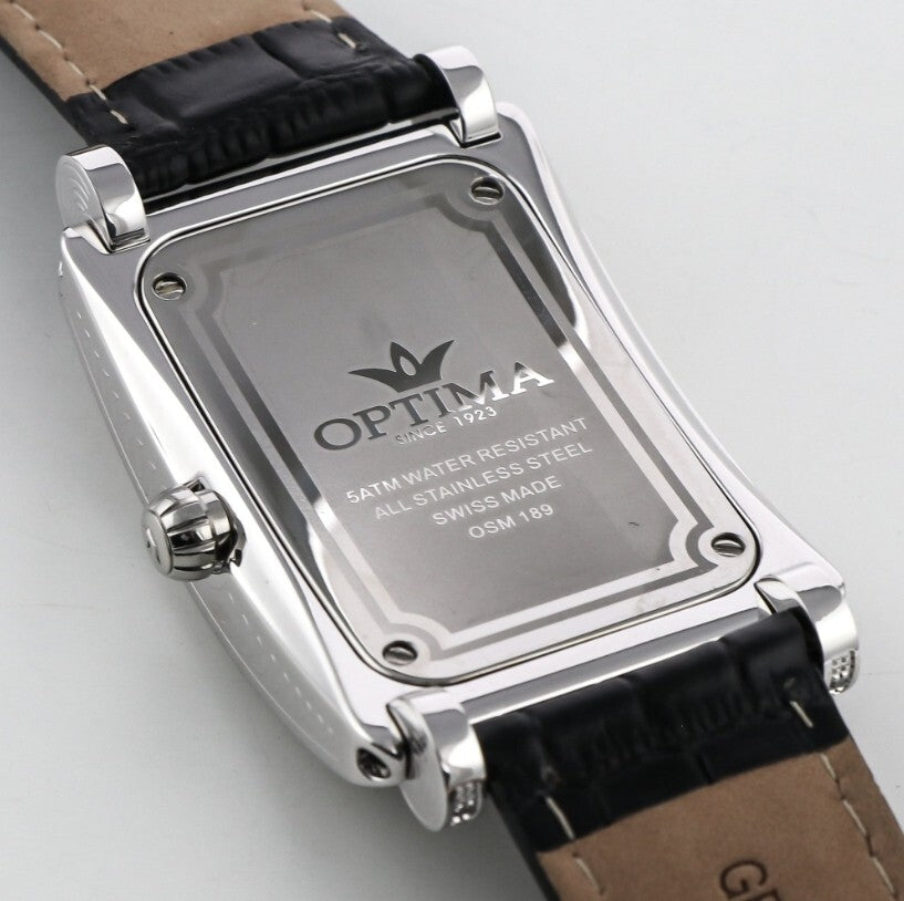 Optima • Swiss Diamond Watch • Stainless Steel Quartz • Diamonds 0.23ct • OSM189