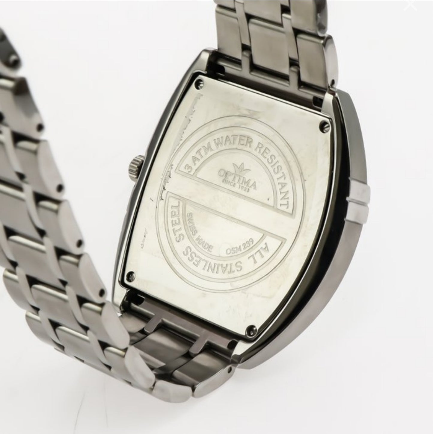 OPTIMA • Swiss Watch • Stainless Steel Quartz • 43mm • 3ATM • OSM239