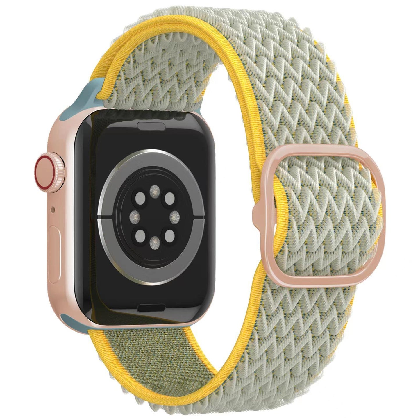 Adjustable Nylon Sport Band • Wave Pattern Strap • Apple Watch Compatible