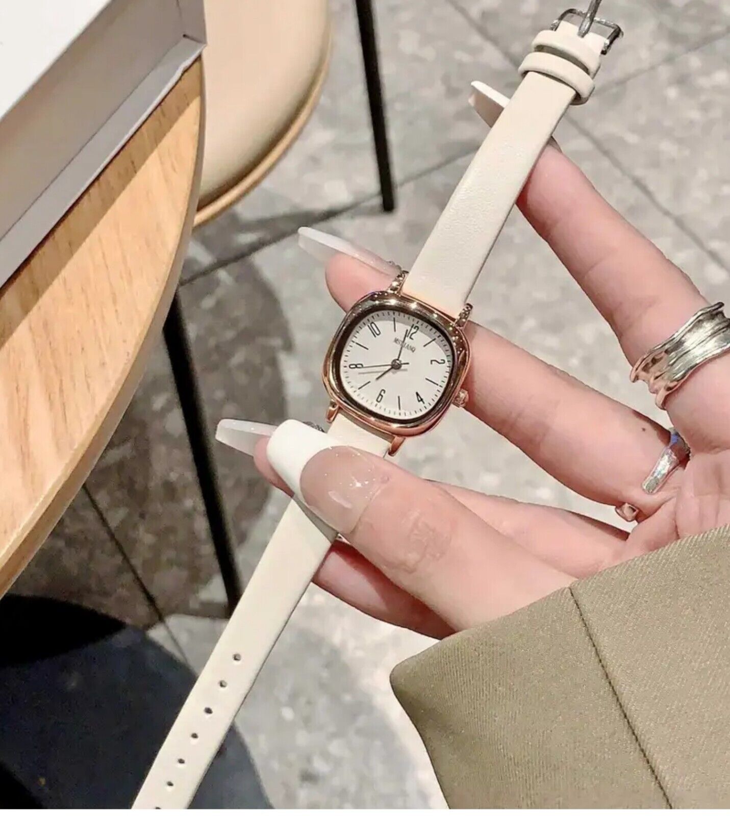 Womens Fashion Watch • 25mm • Quartz • 3ATM • Leather Strap • MsTianQ