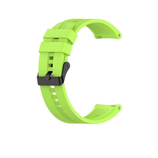 Green• Silicone Strap • Metal Buckle • Samsung Watch Compatible • Waterproof