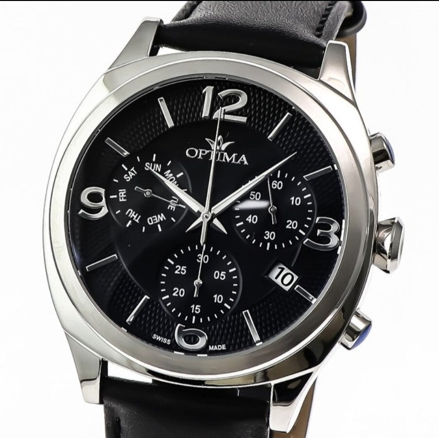 Optima • Swiss Chronograph Watch • OSC449-SL-3 • Day Date SubSec